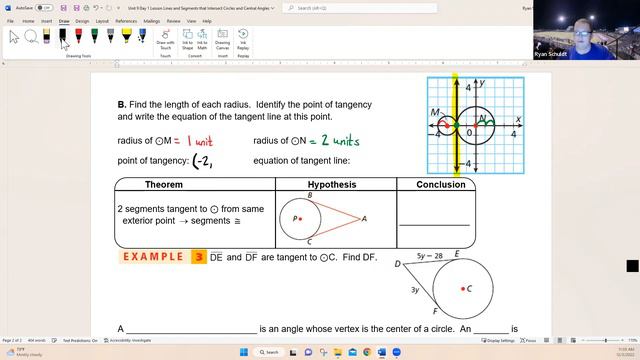 U9D2 Lesson - Lines that Intersect Circles, Arcs, and Chords смотреть онлайн