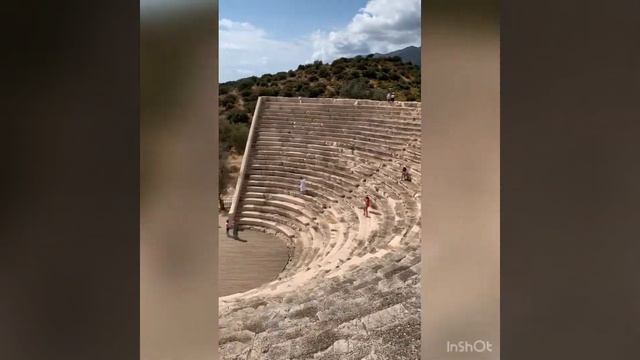 Амфитеатр гор Каш Турция /Amphitheater of the city of Kash Turkey смотреть онлайн