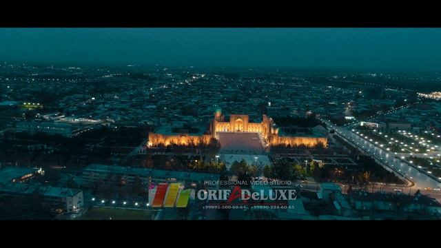 Samarkand At Night (Registan)_ Ночной Самарканд (Регистан)