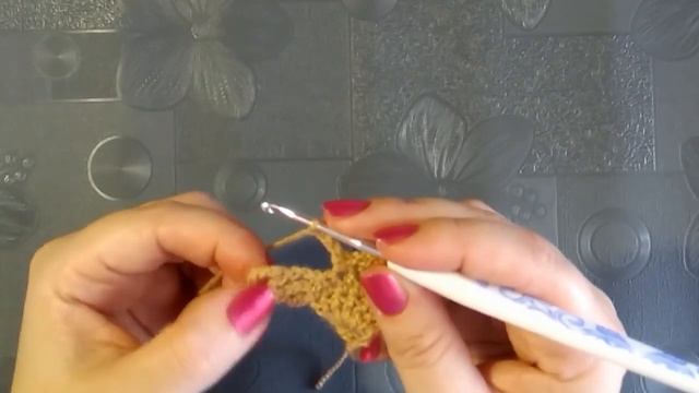 МК № 5 Узор для шали крючком (crochet shawl pattern) смотреть онлайн