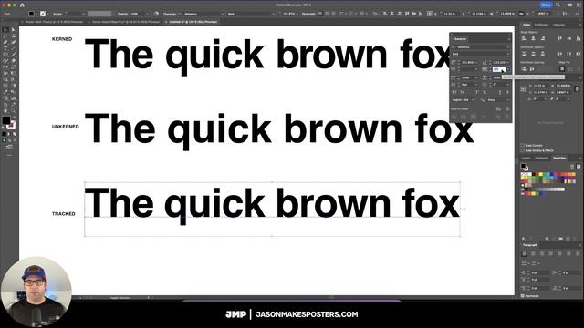 Kerning VS Tracking in Adobe Illustrator: 5 Minute Crash Course смотреть онлайн