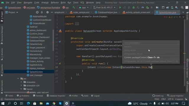 How to make Splash Screen in android studio|| Launcher activity Manifest file смотреть онлайн