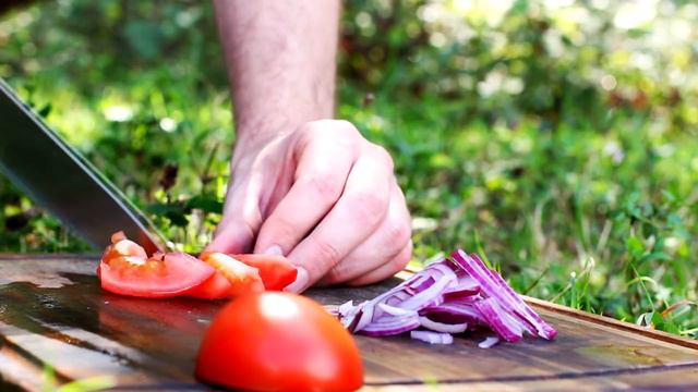 Cooking on a Campfire in the Forest - Primitive Cooking смотреть онлайн