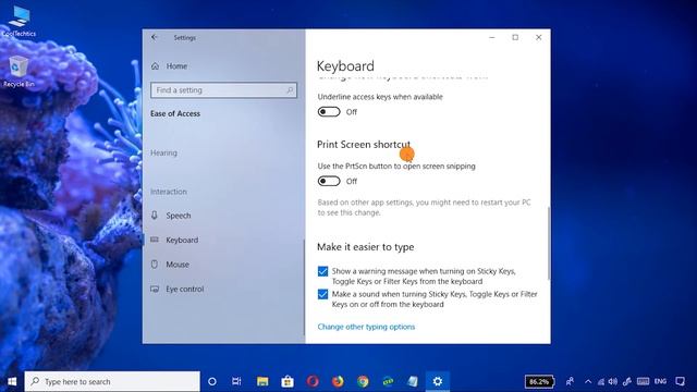 How to Take Quick ScreenShots with "Print Screen"(Prtscn) Key Using “Snip & Sketch” App | Windows 1 смотреть онлайн