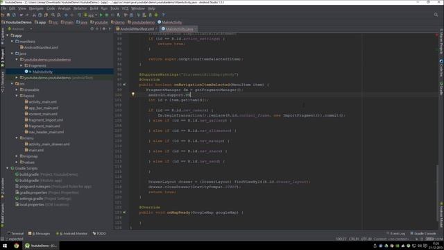[Tutorial] Android Navigation Drawer - Google Maps & Fragments - Part 2/2 - Adding google maps смотреть онлайн