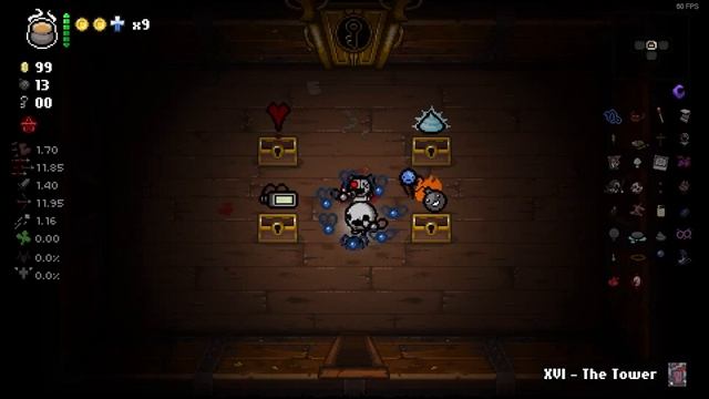 Keeper dance in the chest (Specialist dance slowed in game) | TBOI: Repentance смотреть онлайн