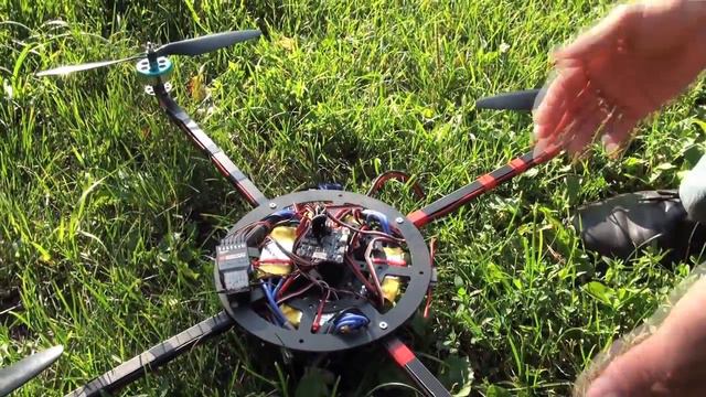 Quadrocopter with OpenPilot CopterControl board Test-Flight (multicopter.ru) смотреть онлайн