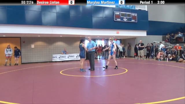 55 Kg CR1 - Desiree Linton (Paradigm) Vs. Marylou Martinez (MBU)