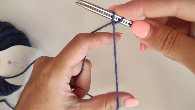 Эластичный наборный край / Витой немецкий набор петель смотреть онлайн