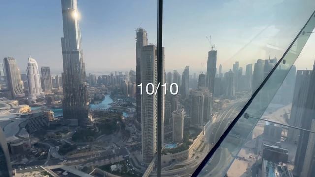 Sky Glass Slide Experience | Sky Views Dubai смотреть онлайн
