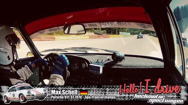 heckmotorsportwagen on track - PORSCHE 911 ST 1970 SPA-FRANCORCHAMPS смотреть онлайн