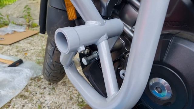 HONDA NC 750 X 2021 2022 ДЕМПФЕРНАЯ КЛЕТКА CRAZY IRON ОБЗОР УСТАНОВКА БОКОВАЯ ЗАЩИТА ДВИГАТЕЛЯ ДУГ смотреть онлайн