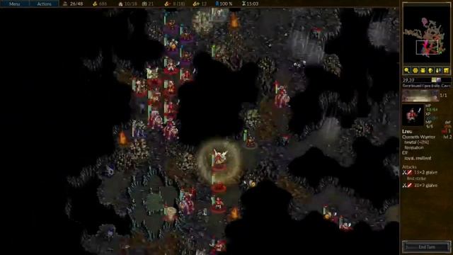 Let's Play The Battle For Wesnoth - Under the Burning Suns #9 - A Dangerous Game смотреть онлайн