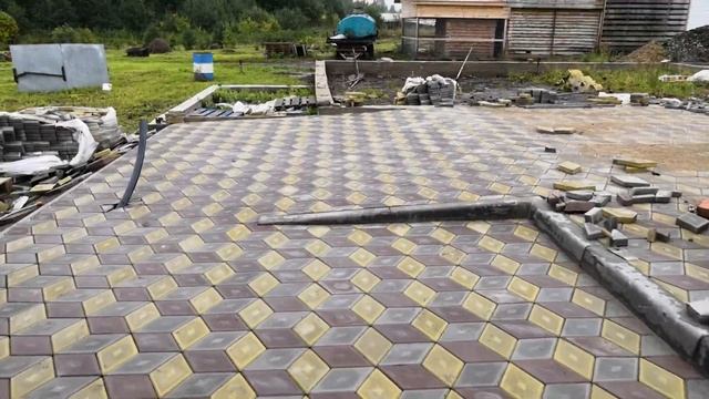 Правильная укладка тротуарной плитки город Тара Омская область.Гильотина для колки тротуарной плитк смотреть онлайн