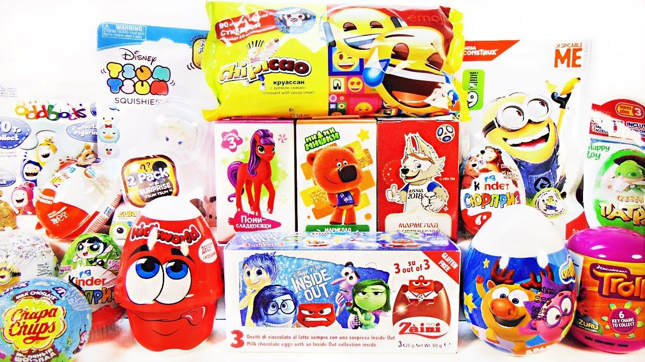 20 Киндер Сюрпризов, Unboxing Kinder Surprise СМЕШАРИКИ,Мимимишки,ПОНИ,Маша и Медведь,Лунтик,ТРОЛЛИ смотреть онлайн