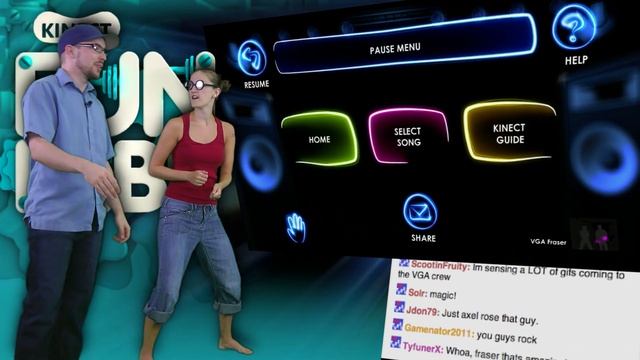 Air Band! - Kinect Fun Labs Is AWESOME! - Part 3