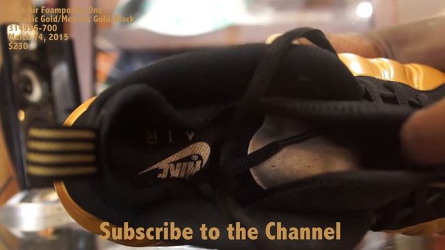 Nike Air Foamposite One “Metallic Gold” смотреть онлайн