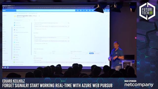 Future Tech 2022: Eduard Keilholz - Forget SignalR! Start working real-time with Azure Web PubSub смотреть онлайн
