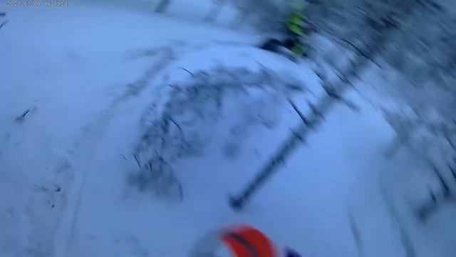 Пробиваем заснеженную трассу 2021