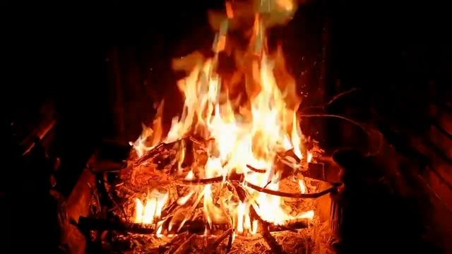 Fireplace screensaver Камин заставка Beautiful music смотреть онлайн