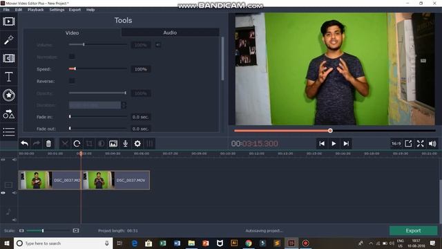 How To Replace Background In a Video! Movavi Video Editor смотреть онлайн
