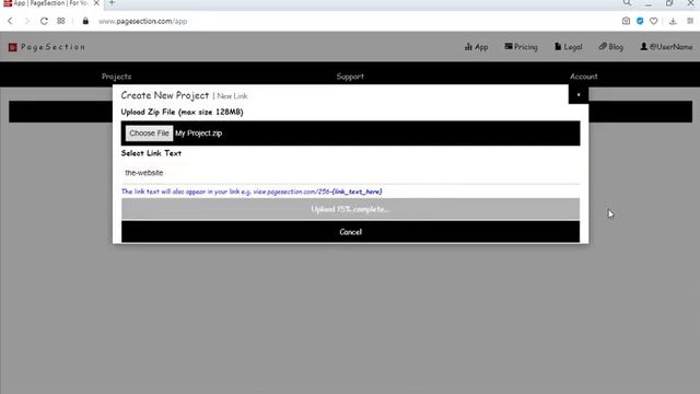 How To Upload Your Website And Get A Web URL Link - PageSection 2021 (30 Second Tutorial) смотреть онлайн