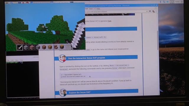 Sense HAT and Minecraft смотреть онлайн
