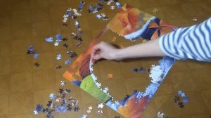 Собираем пазл на 500 деталей за 3 минуты