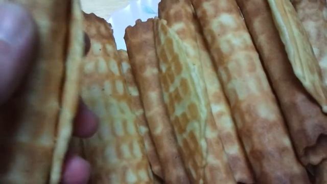 Вафли из вафельницы Сластена ЭВ-1 смотреть онлайн