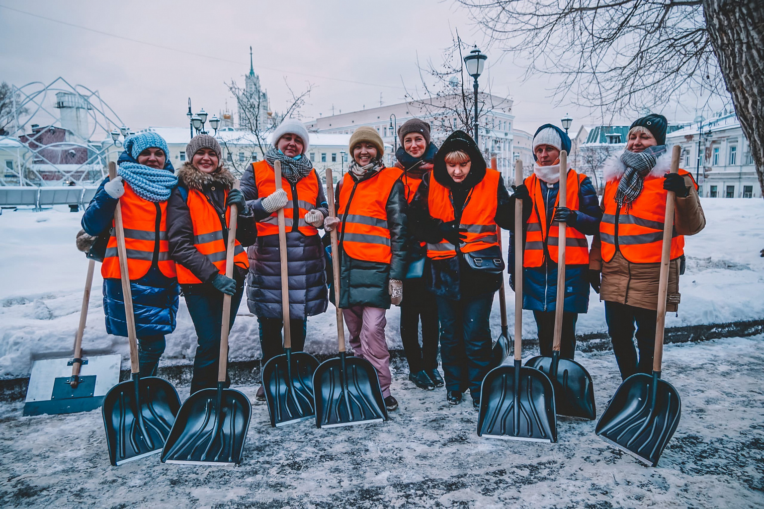 Зима субботник