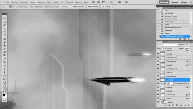 Speed Painting Photoshop | Sci-Fi Concept Art | "Storm" by Diego Capani смотреть онлайн