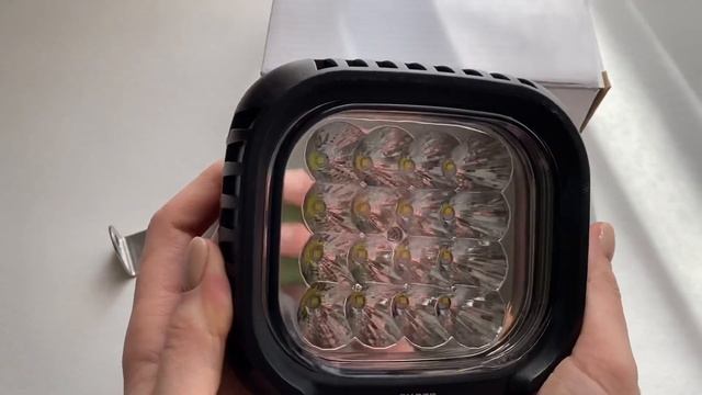 Обзор Фары 48W ,Дальний свет , 16 светодиодов Cree5W смотреть онлайн