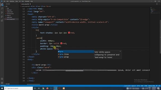 Css word wrap & break, text shadow, white space, mode, column | A Beginner's Guide in Odia part 5 смотреть онлайн