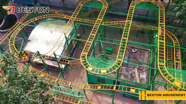 Beston Аттракцион вращающиеся американские горки в парке