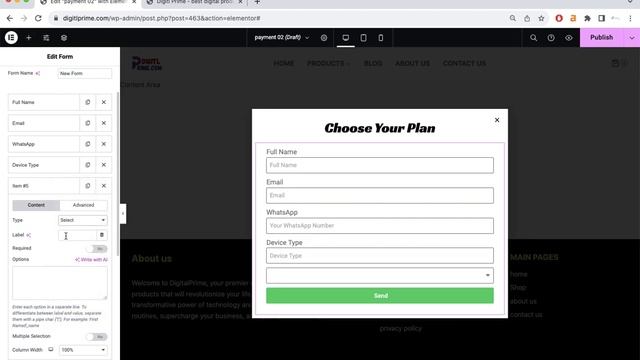 How To Make A Popup Form using Wordpress | Elementor Popup смотреть онлайн