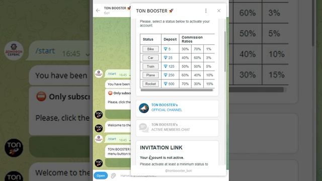 Установка бота TONBOOSTER смотреть онлайн