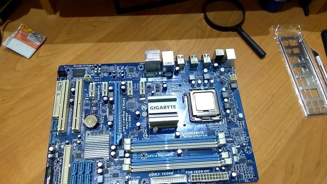 Материнская плата из китая Gigabyte GA-EP43T-S3L. DDR3 LGA 775 смотреть онлайн