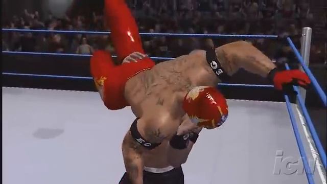 WWE SmackDown vs. Raw 2007 PlayStation 3 Gameplay - Match смотреть онлайн