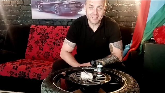 Motoland Scrambler покраска колёс.