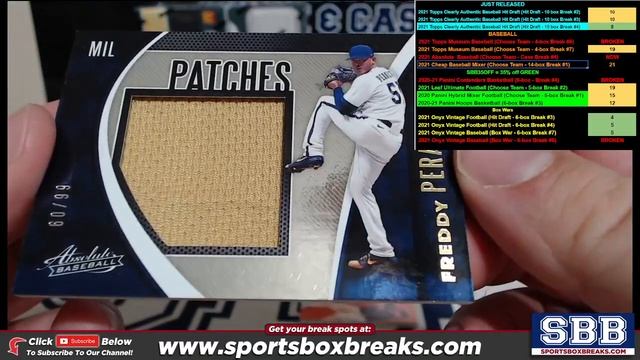 2021 Panini Absolute Baseball Choose Team Case Break #4 смотреть онлайн