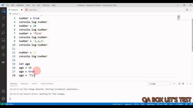 Part 6 - TypeScript - ANY (Dynamic) Type смотреть онлайн