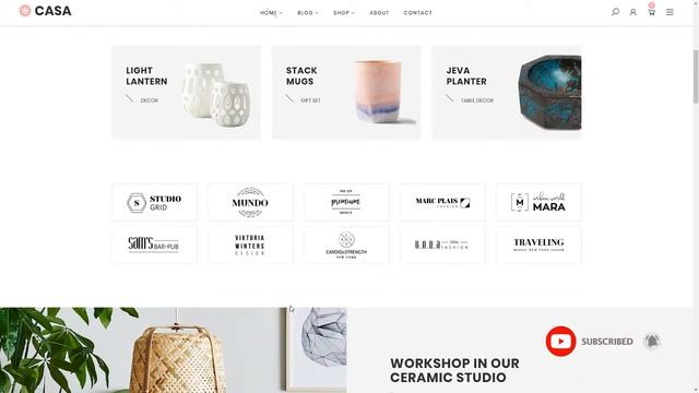 Casa - Furniture WooCommerce Theme WordPress смотреть онлайн