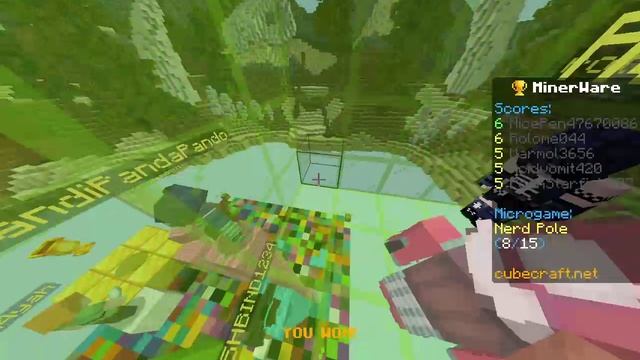 Играю в майнкрафт CubeCraft