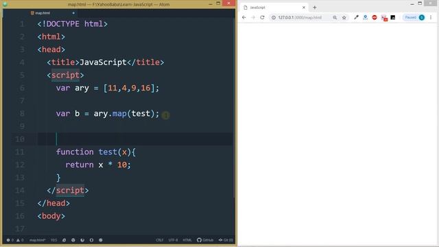 JavaScript Map Method Tutorial in Hindi / Urdu смотреть онлайн