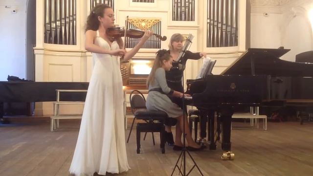 Джорж Мейер "Ради неба" Исп. Елизавета (скрипка) и София (фортепиано) Зыряновы смотреть онлайн