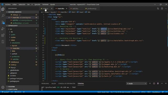 1. Datatables en expressJs смотреть онлайн