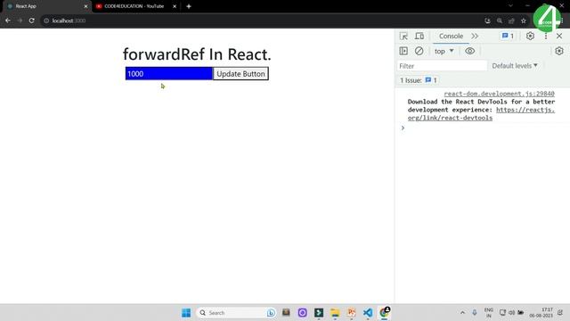 React Tutorial In Hindi #43: React forwardRef Hook | React JS Tutorial For Beginners To Advanced смотреть онлайн