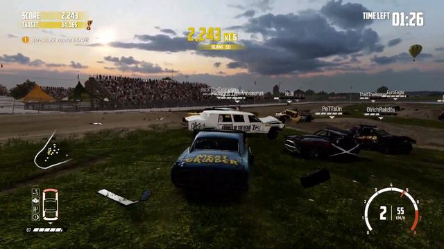 Wreckfest Racing Heroes Weekly Challenge Demolition Attack (PC)