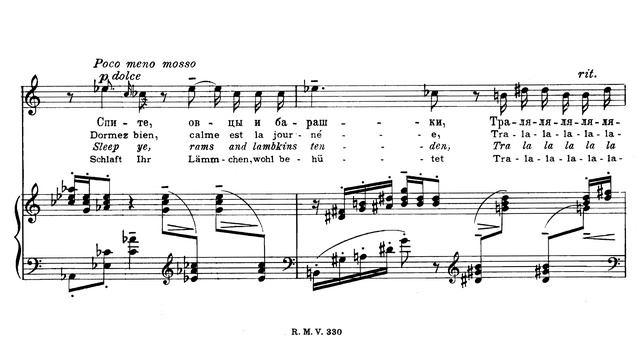 Rachmaninoff - 6 Romances, Op.38 (Söderström, Ashkenazy) - Sheet Music