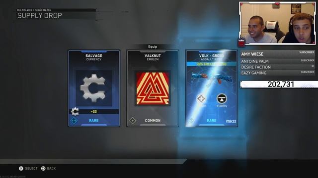 TWIN BROTHER OPENS LUCKIEST SUPPLY DROPS EVER! (Unlocks BEST EPIC WEAPON) - 10 TRIPLE PLAY BUNDLES! смотреть онлайн